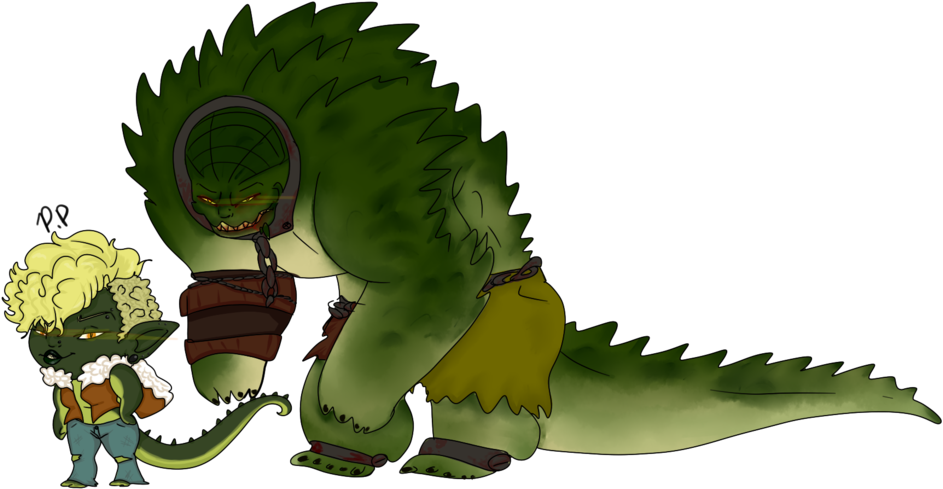 Killer Crocodiles By Painted-panda - Illustration (1024x512)