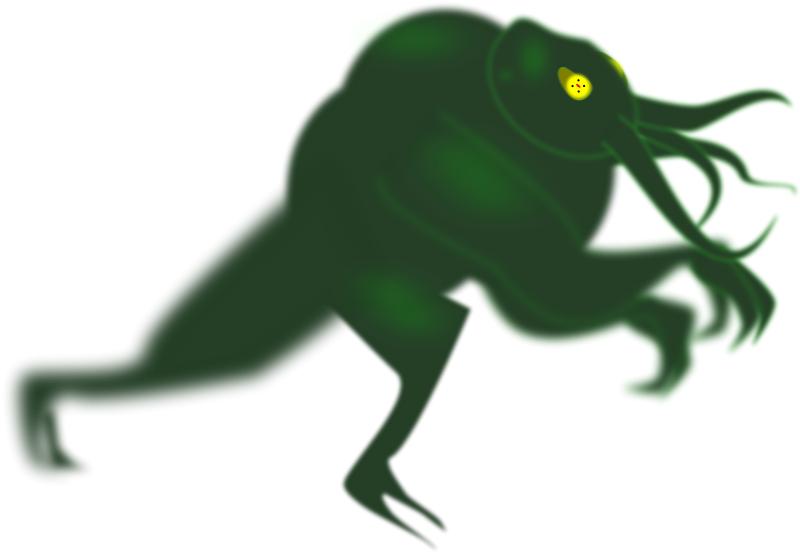 Get Notified Of Exclusive Freebies - Green Creature Shower Curtain (800x556)