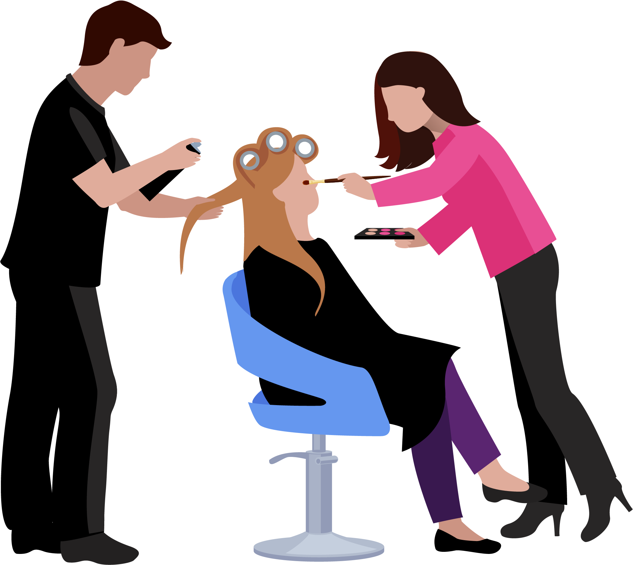 Beauty Cosmetics Cosmetology Manicure - Cosmetologist Cartoon Png (2250x2112)