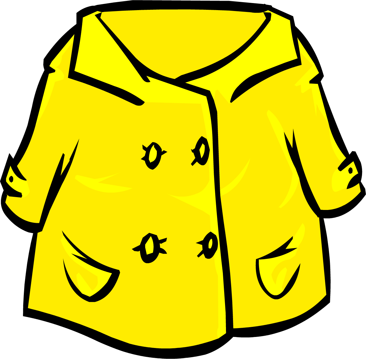 Yellowraincoatold - Yellow Raincoat Clipart (1197x1173)