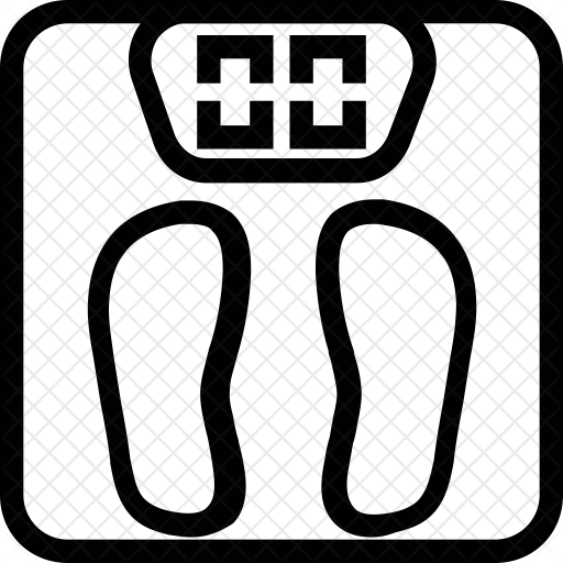 Weight Icon - Weighing Scale (512x512)