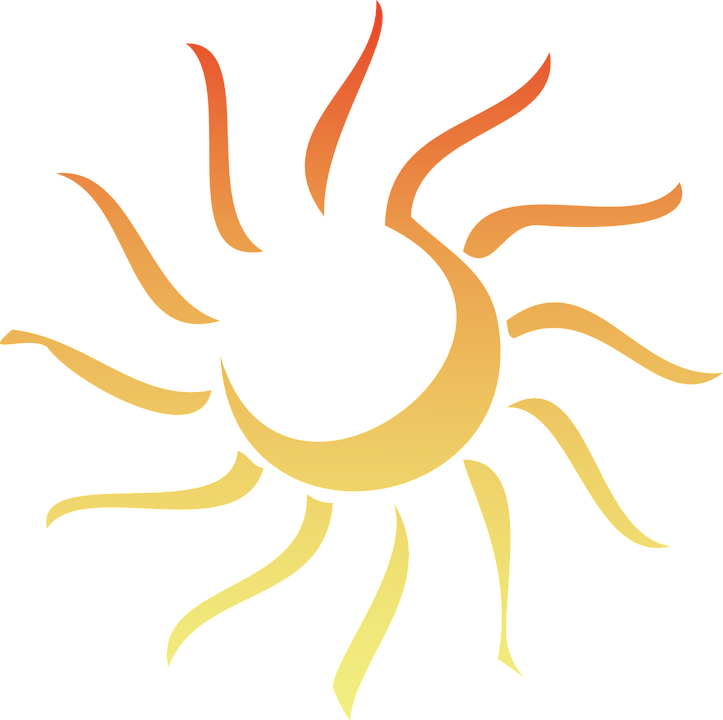 Sun Rays Clipart 7, Buy Clip Art - Sun Abstract Png (723x720)