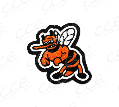 Ferris Hs Yellow Jacket Sleeve Mascot - Ferris High School Mascot (500x500)