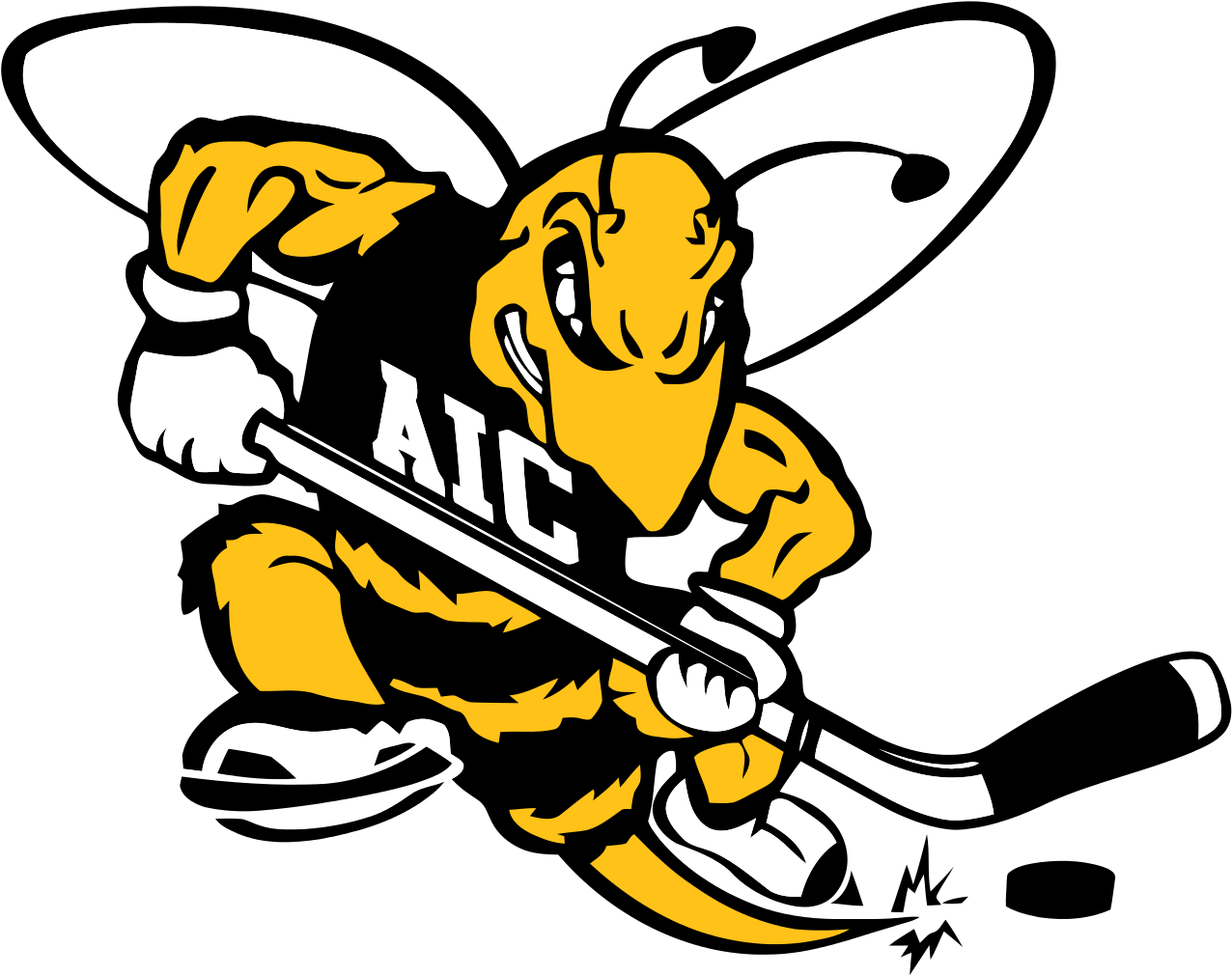 Aic Yellow Jackets - American International Yellow Jackets Hockey (1280x1024)