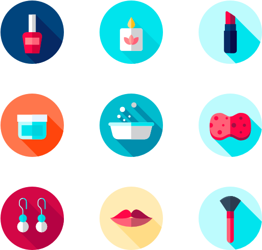 Beauty - Make Up Icon Vector Png (600x564)