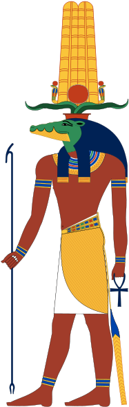 Crocodiles - Sobek Egyptian God (235x598)
