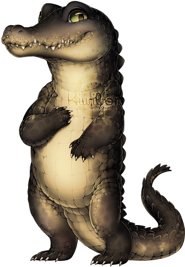 Kiwiggle - - Alligator Png (652x900)