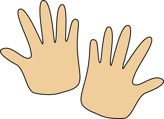 Pair Of Hands Clip Art - Hands Clipart (550x401)