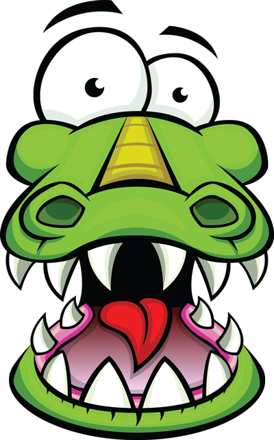 Weekly - Dinosaur Teeth Clipart (400x642)