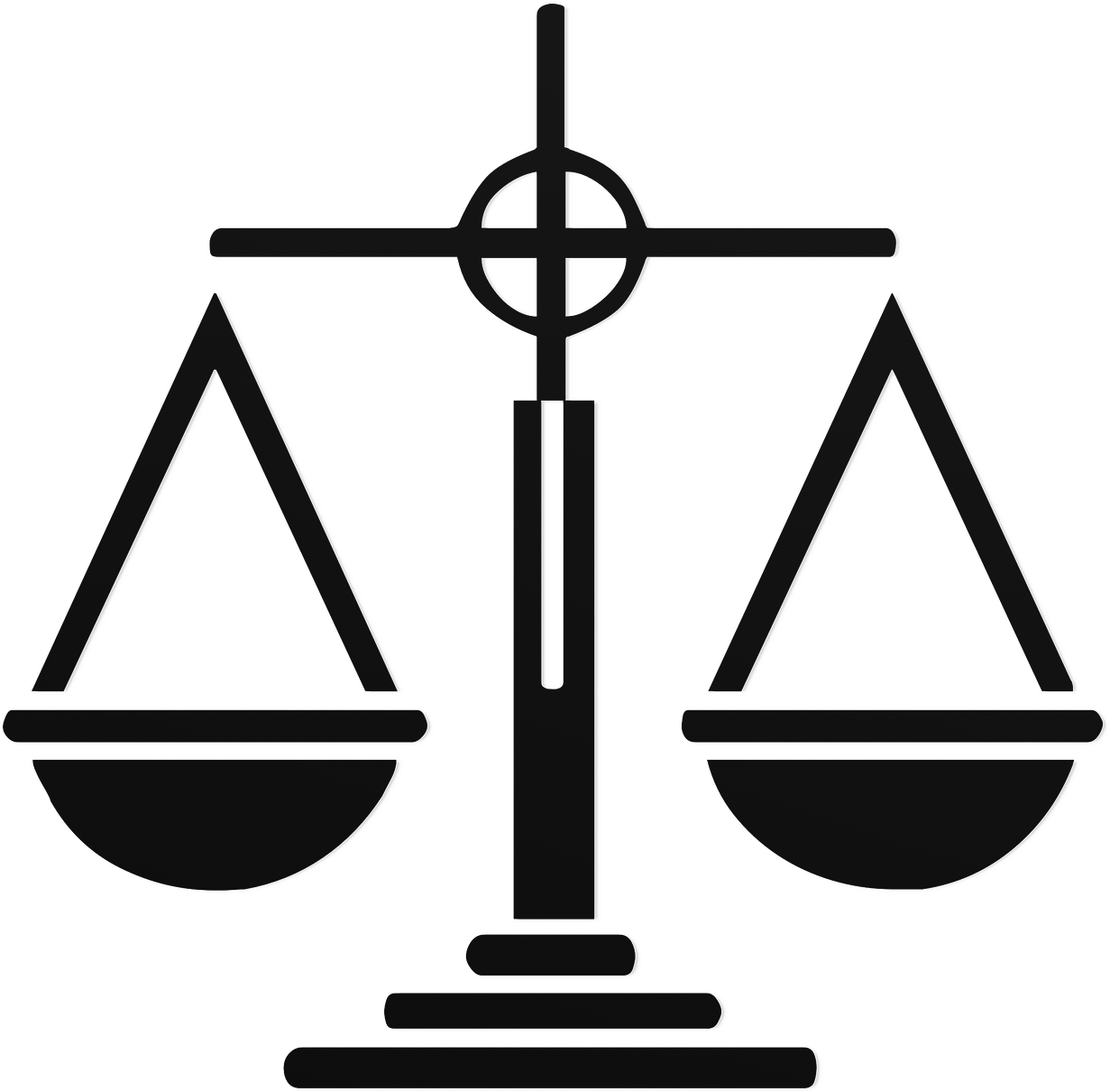 Justice Black And White 914230 1280 - Scales Of Justice Clip Art (1280x1264)