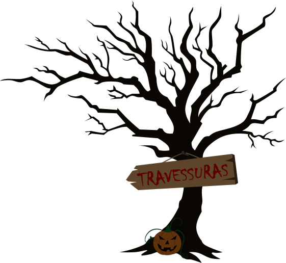 Vector Halloween Tree Png Image - Halloween Tree Png (561x516)