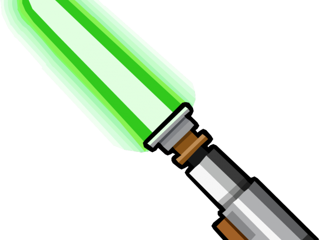 Laser Clipart Jedi Lightsaber - Lightsaber Coloring Page (640x480)