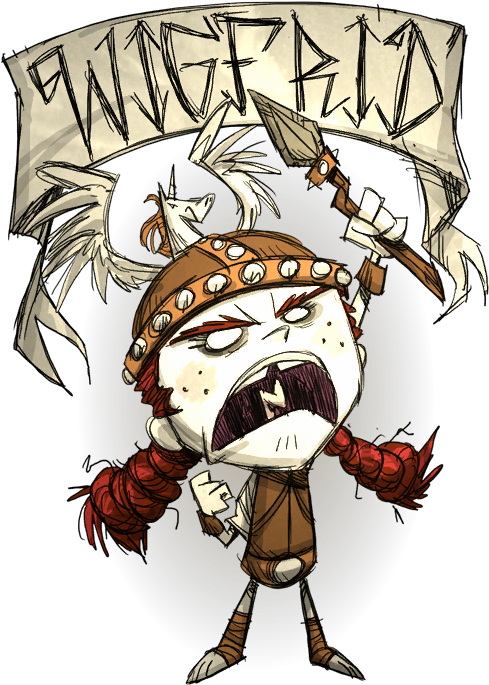 Reign Of Giants Ile Oyunumuza Katılan Bu Tatlı Viking - Wigfrid Art (560x720)