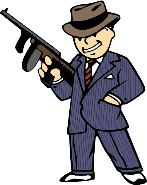 Shotgun Clipart Fallout New Vegas - Fallout 4 Cartoon Guy (566x687)