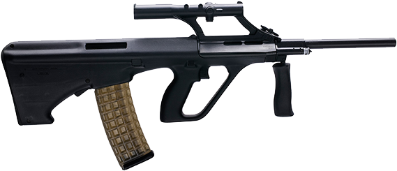 Assault Rifle Clipart Transparent - Steyr Aug Z A1 (600x265)