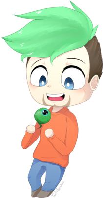 Chibi Jacksepticeye By Okaces - Chibi Jacksepticeye (400x436)