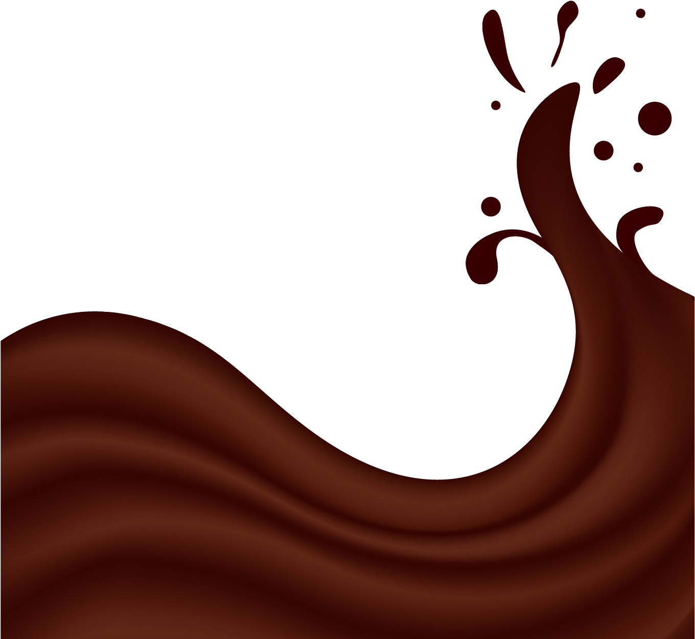 Fondue Chocolate Bar Euclidean Vector - Choclate Splash Png (1359x1377)