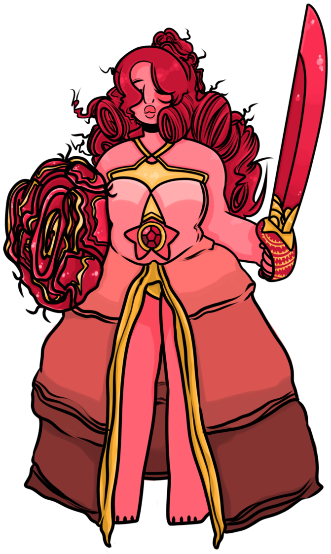Pilot Rose Quartz By Kenneduck - Steven Universe Pilot Rose (1024x1635)