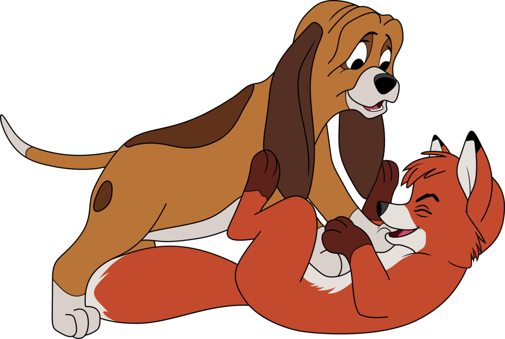 Fox And The Hound Cartoon (1024x688)