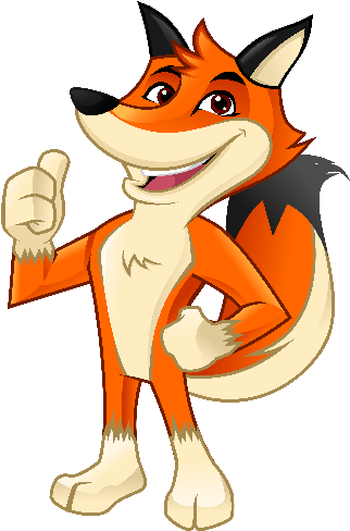 Cute Cartoon Fox Clip Art Images On A Transparent Background - Fox Mascot (500x500)