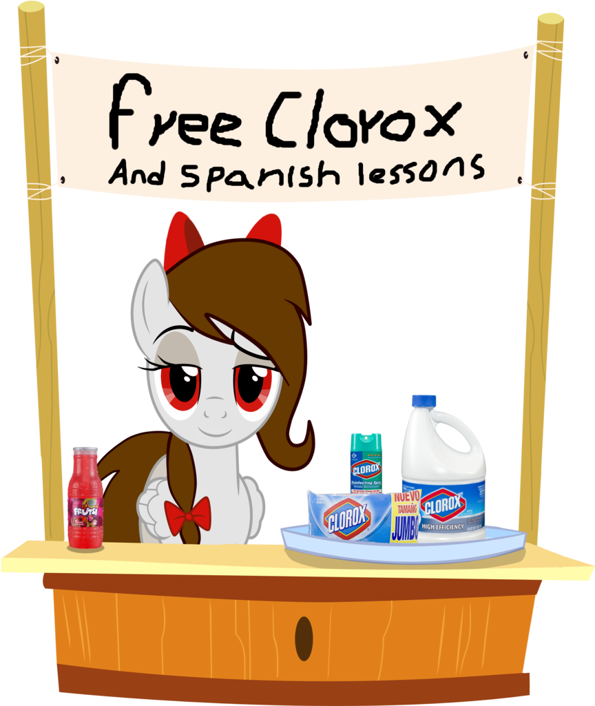 #1376965 - Artist - Rsa - Fim, Bleach, Bow, Clorox, - Cartoon (894x1024)