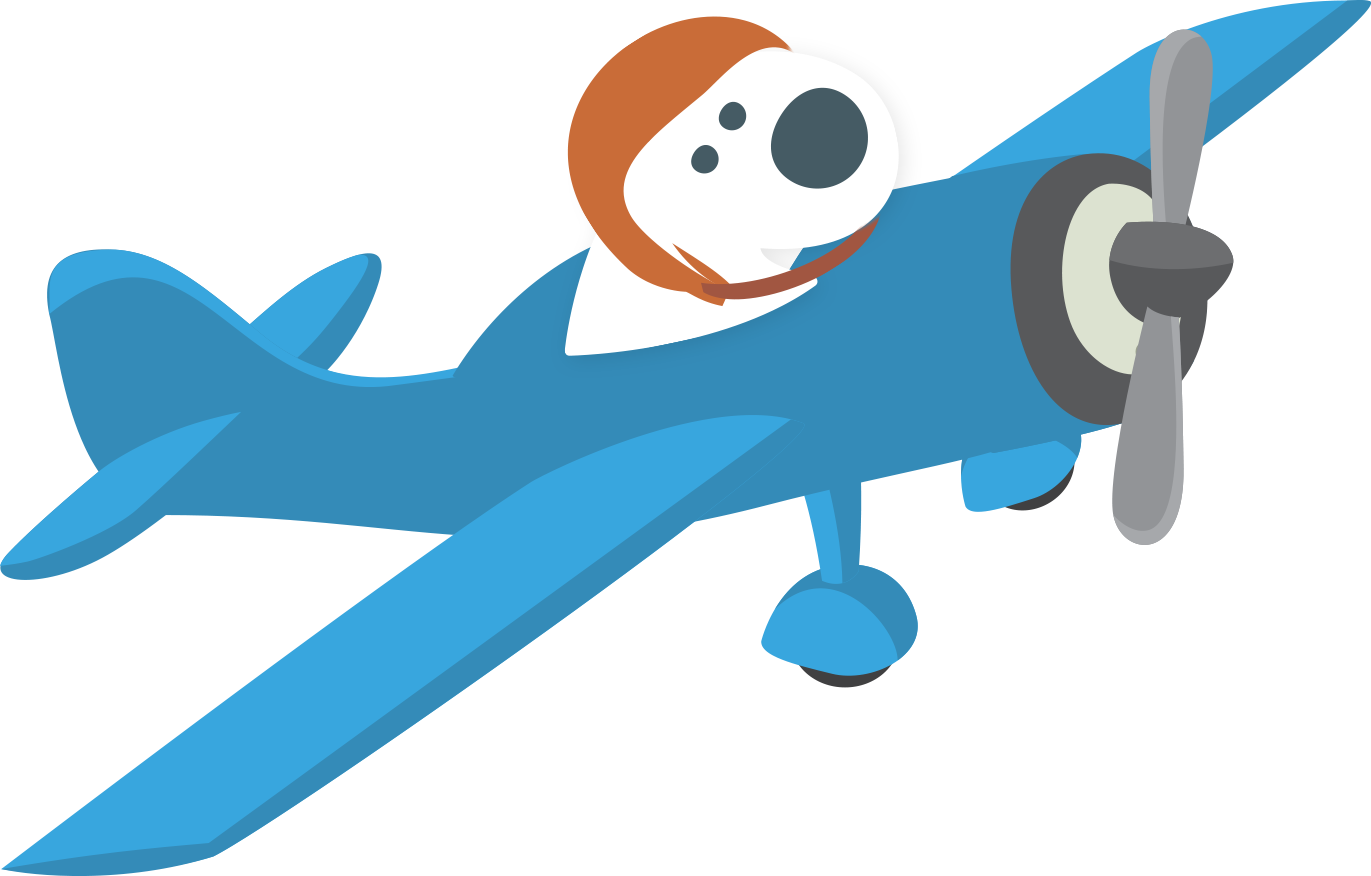 Fetchy Airplane Fetchy Cloud - Airplane (1371x876)