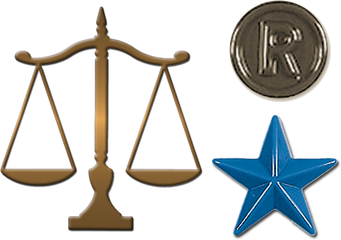 Scales Of Justice, Prismatic Star, Registered Mark - Scales Of Justice Symbol (687x514)