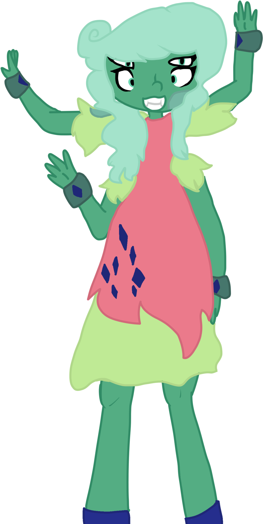 Cumaru Aquamarine By Bltter-sweet - Cartoon (1024x1900)