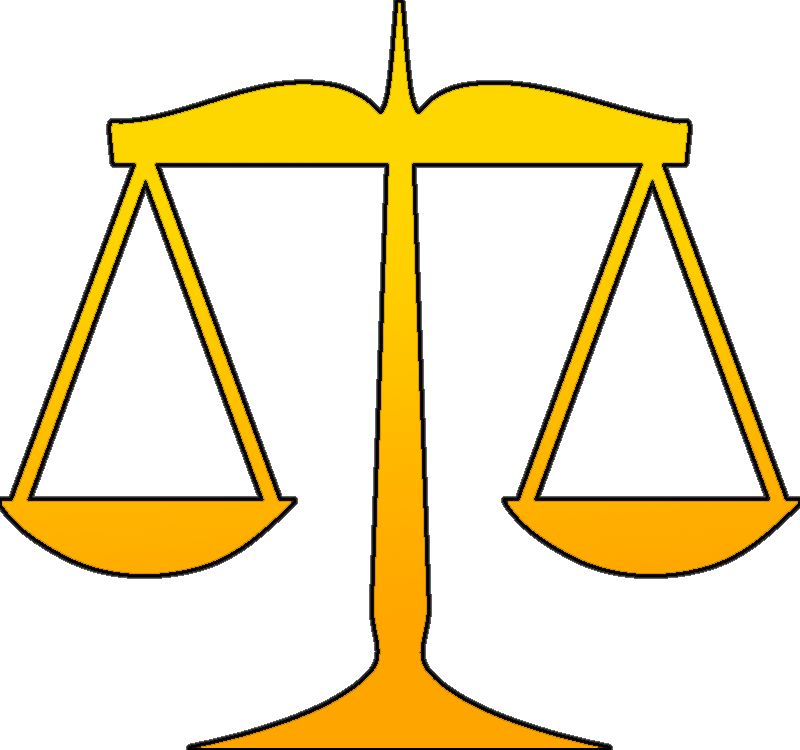 Free Vector Scales Of Justice 099380 Scales Of Justice - Clipart Scales (800x750)