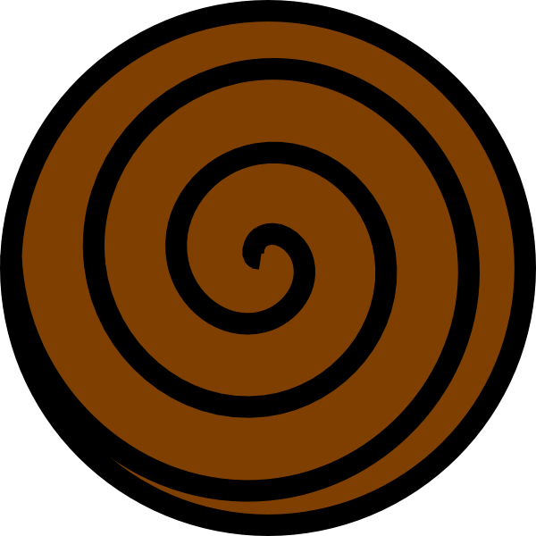 Brown Spiral - Spiral (600x600)