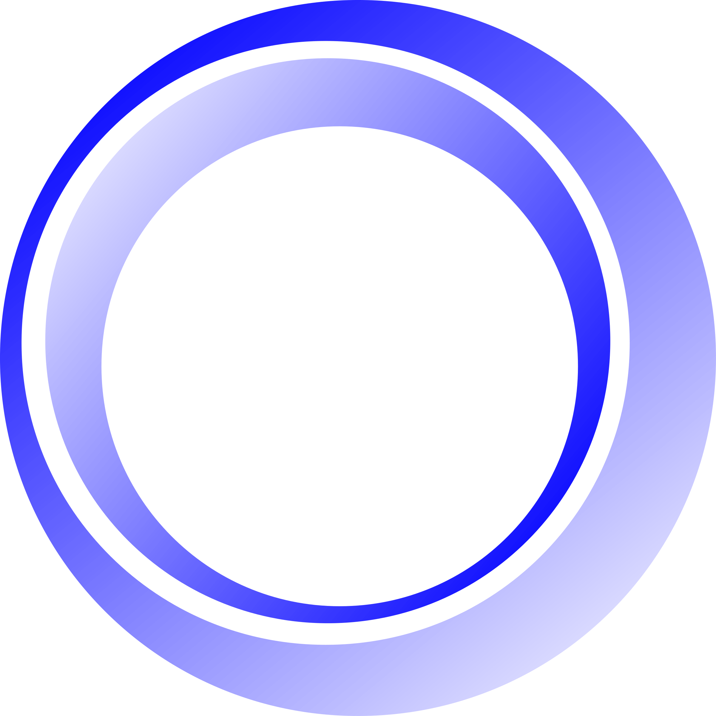 Circle Clipart Blue Circle - Abstract Vector Circles Png (2400x2400)