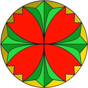 36 Circle Swirl 12 Color Clipart, Vector Clip Art Online, - Emblem (900x637)