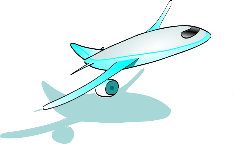 Medium Image - Cartoon Airplane Taking Off Gif (800x493)