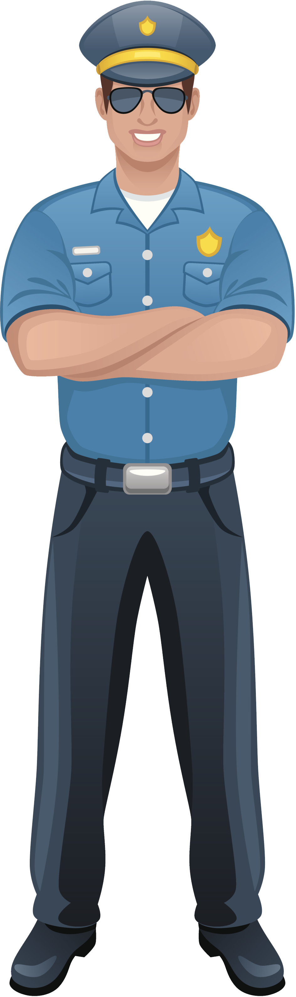 Police - Clipart - Policeman Free Clipart (944x3181)