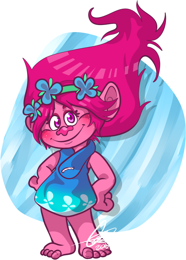 Honeybumz 59 7 Trolls Poppy~ By Embercl - Trolls Poppy Art (768x1024)