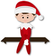 Elf On The Shelf { Dec 2 } - Think About You I Touch My Shelf Funny Rude Christmas (770x200)