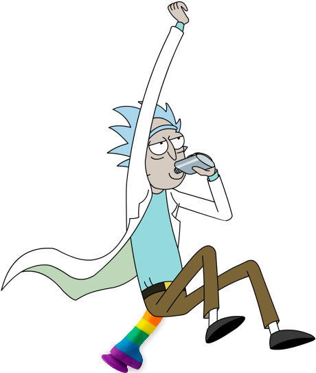 You've Heard Of Elf On The Shelf But Get Ready For - Rick And Morty Png (500x553)