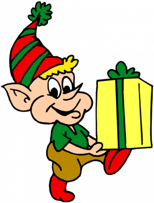 Christmas Elves Clipart - Christmas Elves Clipart (493x650)