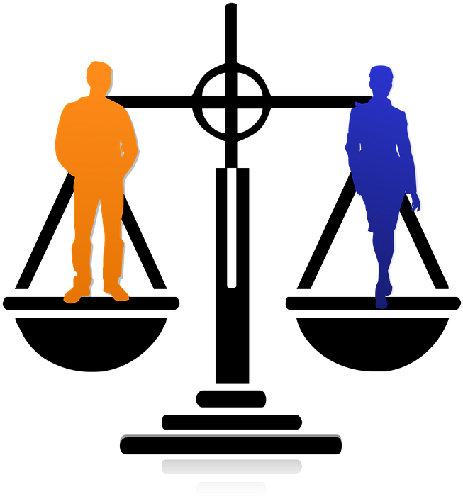 Justice Cliparts 10, Buy Clip Art - Gender Equality Scale Png (670x720)