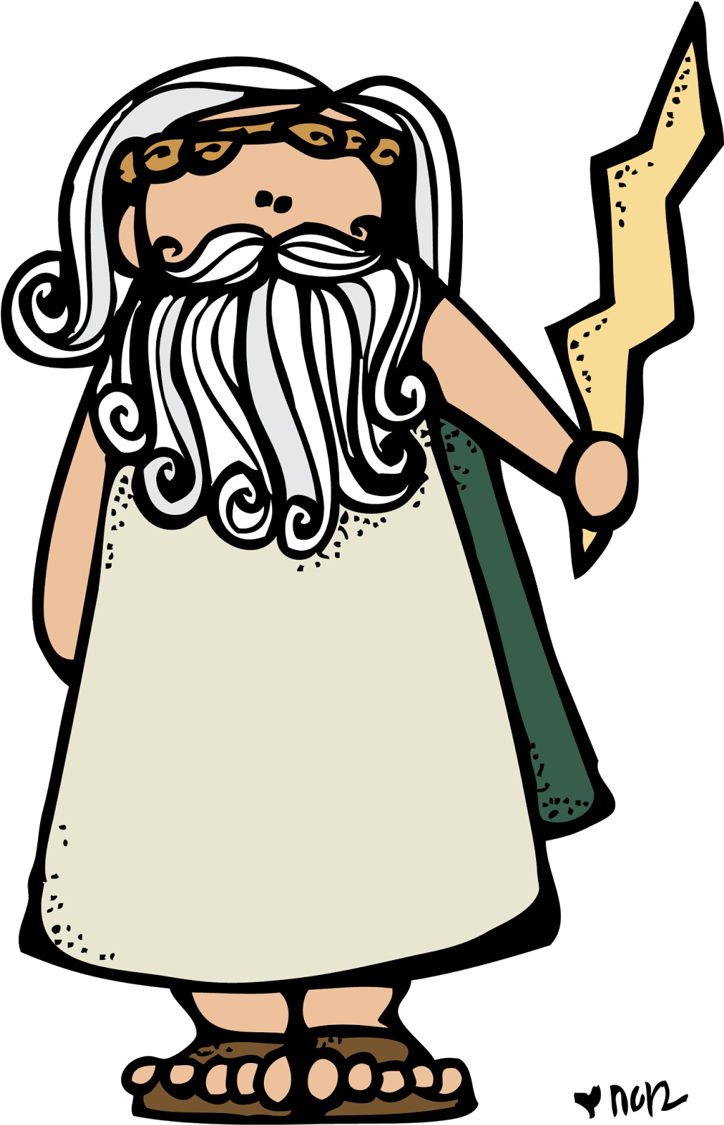 Zeus - Melonheadz Greek Mythology (1039x1600)