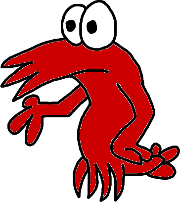 Krill Cliparts - Cartoon Krill Png (364x408)