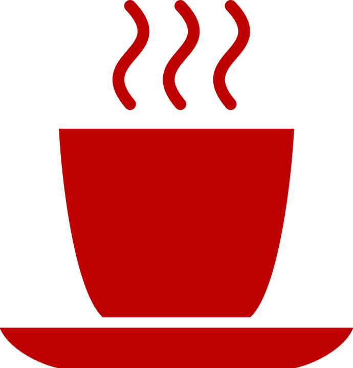 Red Coffee Cup Logo (690x720)