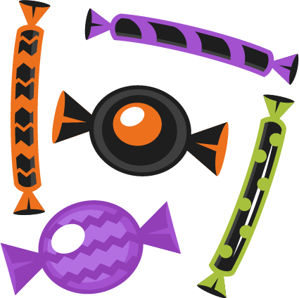 Halloween Candy Clipart Transparent Background - Cute Halloween Candy Clipart (425x424)