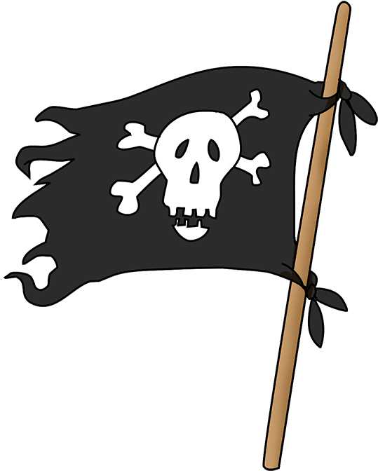 Pirate Flag - Flag Pirate Png (600x712)