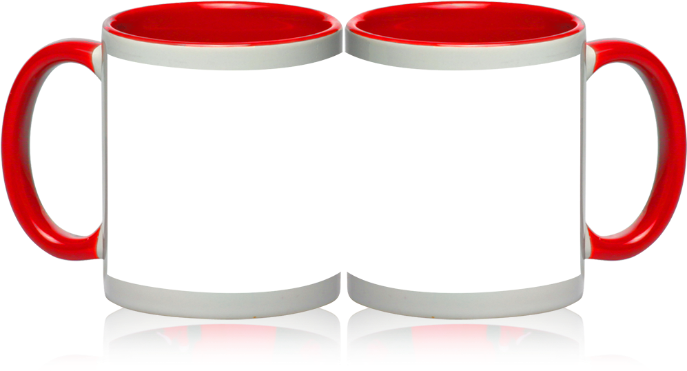 11 Oz Bright Two Tone Sublimation Mugs S12tt - Friends Tv Show Wedding Gifts (1000x1000)