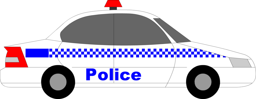 Police Car By Fire-z - Vector Police Car Png (900x347)