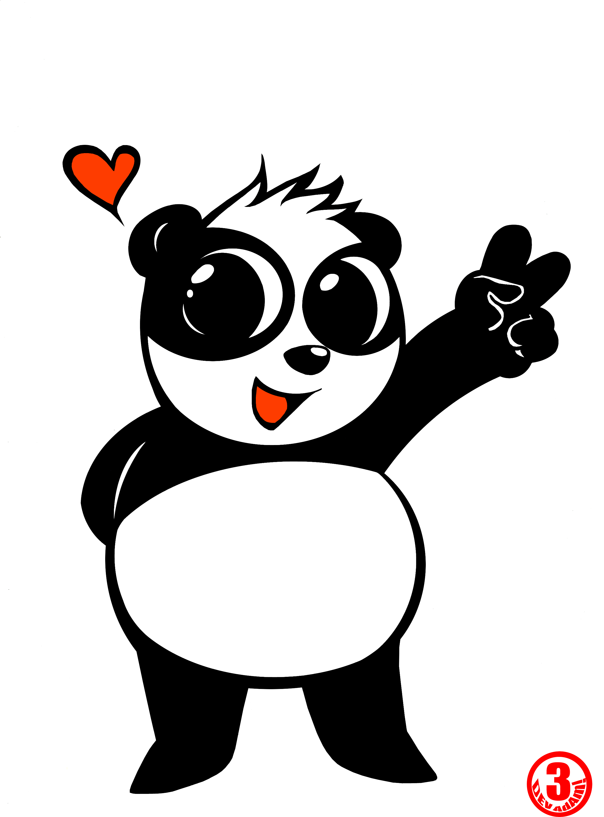 Giant Panda Red Panda Bear Drawing Cuteness - Giant Panda Red Panda Bear Drawing Cuteness (2480x3408)