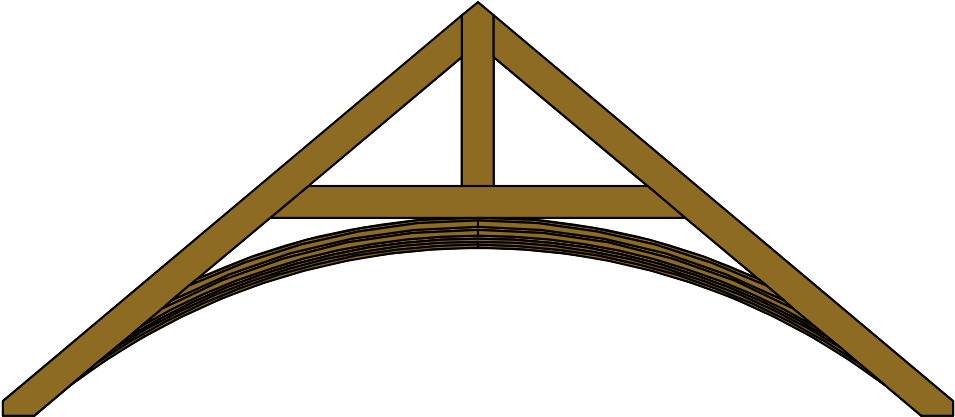 Arched-brace Roof Truss - Arched-brace Roof Truss (1024x517)