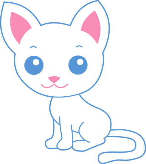 Cute Orange Kitty Cat Clipart - Kitty Cat Clip Art (5368x6022)