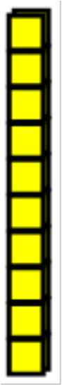 Base Ten Blocks Rods Clipart - Colorfulness (420x892)